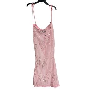 EGO Pink Sequin Mini Dress